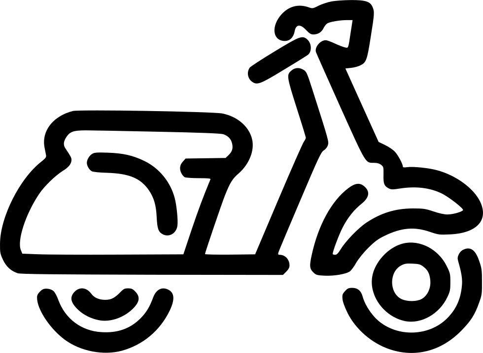 Motorcycle Scooter Logo Png Clipart (980x718), Png Download