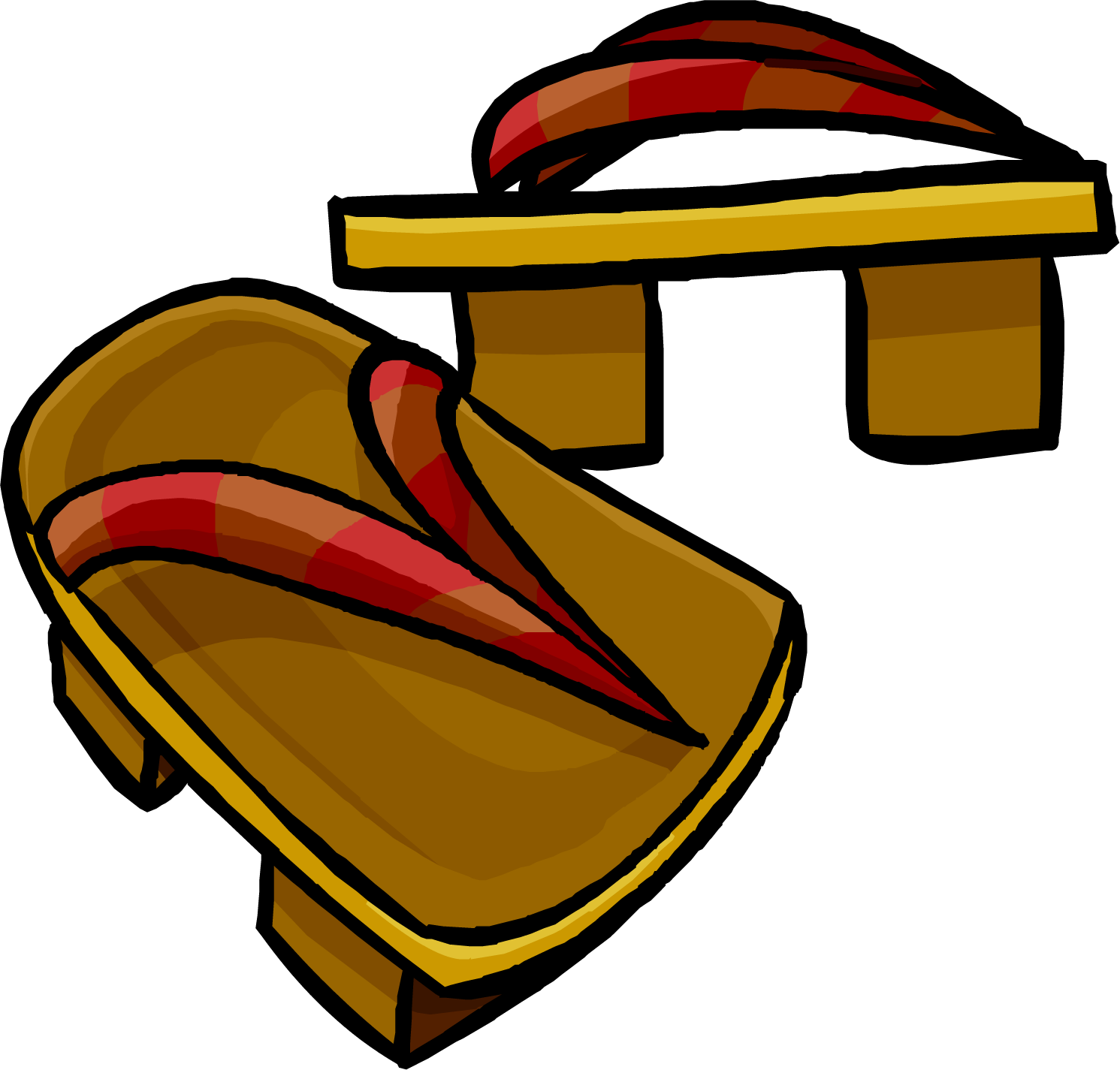 Flip Flops Club Penguin , Png Download - Geta Clipart Transparent Png (1491x1425), Png Download