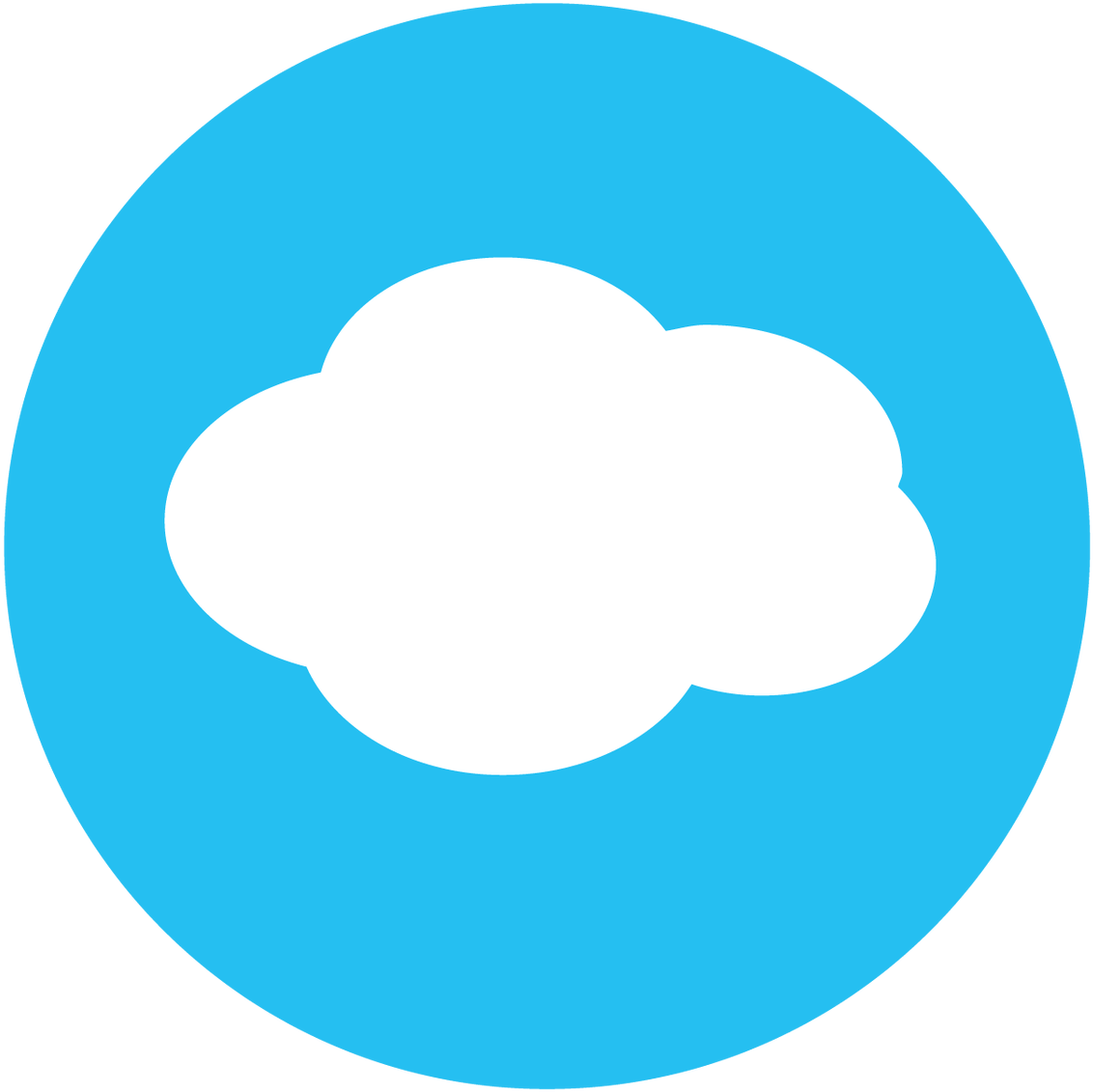 Snowflake Cloud Clipart Png Royalty Free Library Snowflake - Twitter Circle Icon Png Transparent Png (1170x1170), Png Download