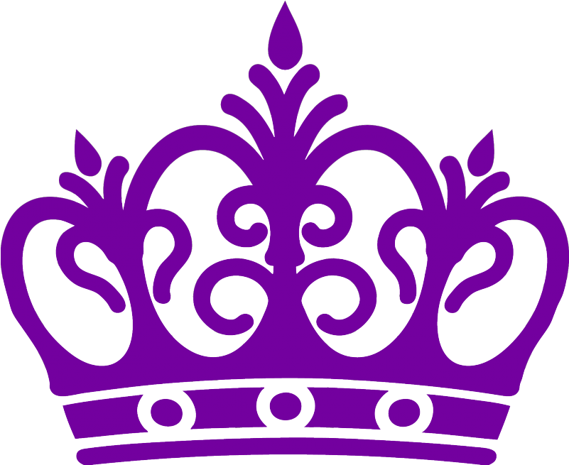 Clipart Crown Purple - Queen Crown Drawing - Png Download (800x800), Png Download