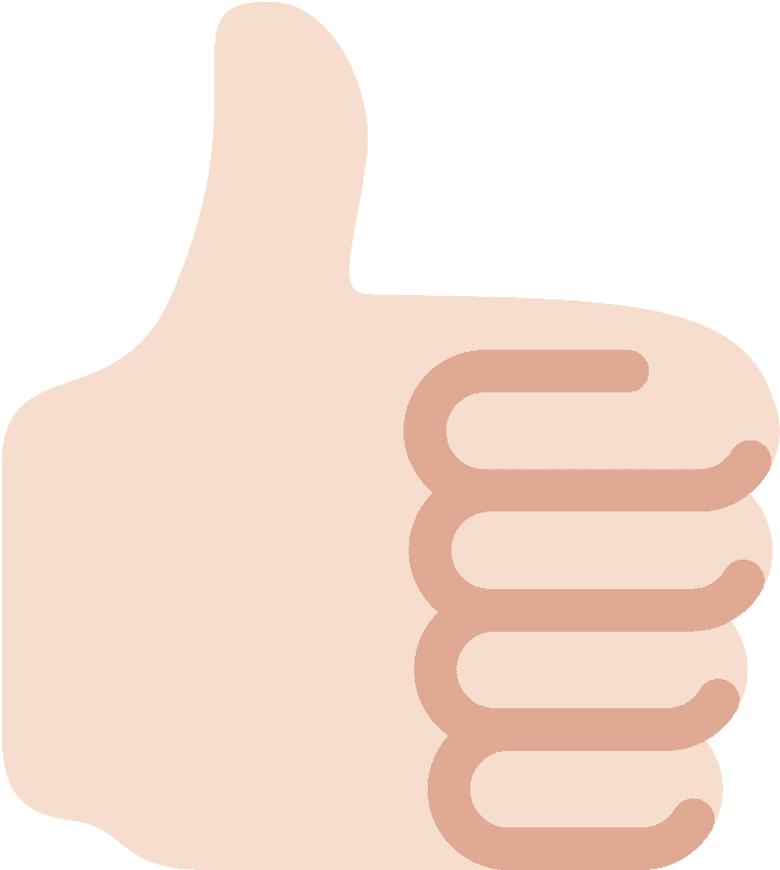 Thumbs Up Emoji Clipart - Illustration - Png Download (800x800), Png Download