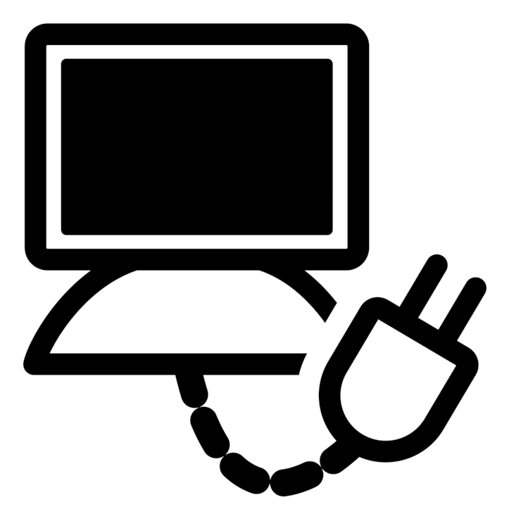 Line,technology,black And White - Internet Service Provider Clipart - Png Download (750x750), Png Download