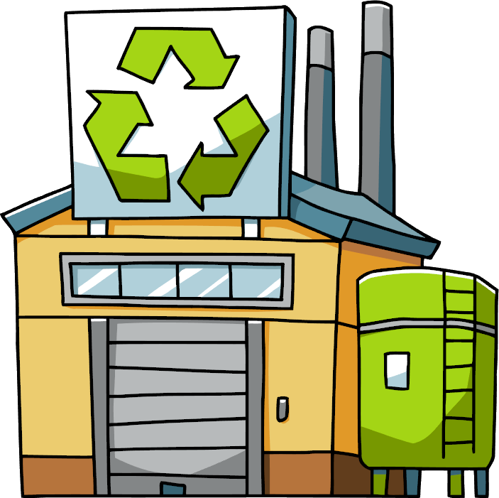 Dump Clipart Recycling Factory Recycling Plant Clipart Png Download