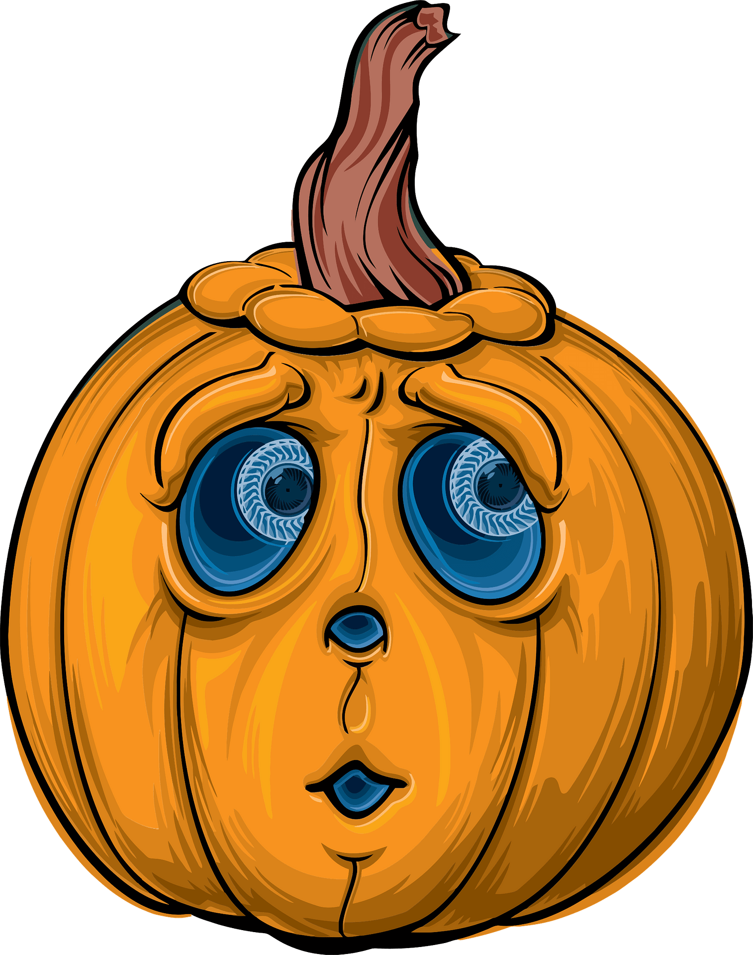 Bí Ngô Hoạt Hình Clipart (1514x1920), Png Download