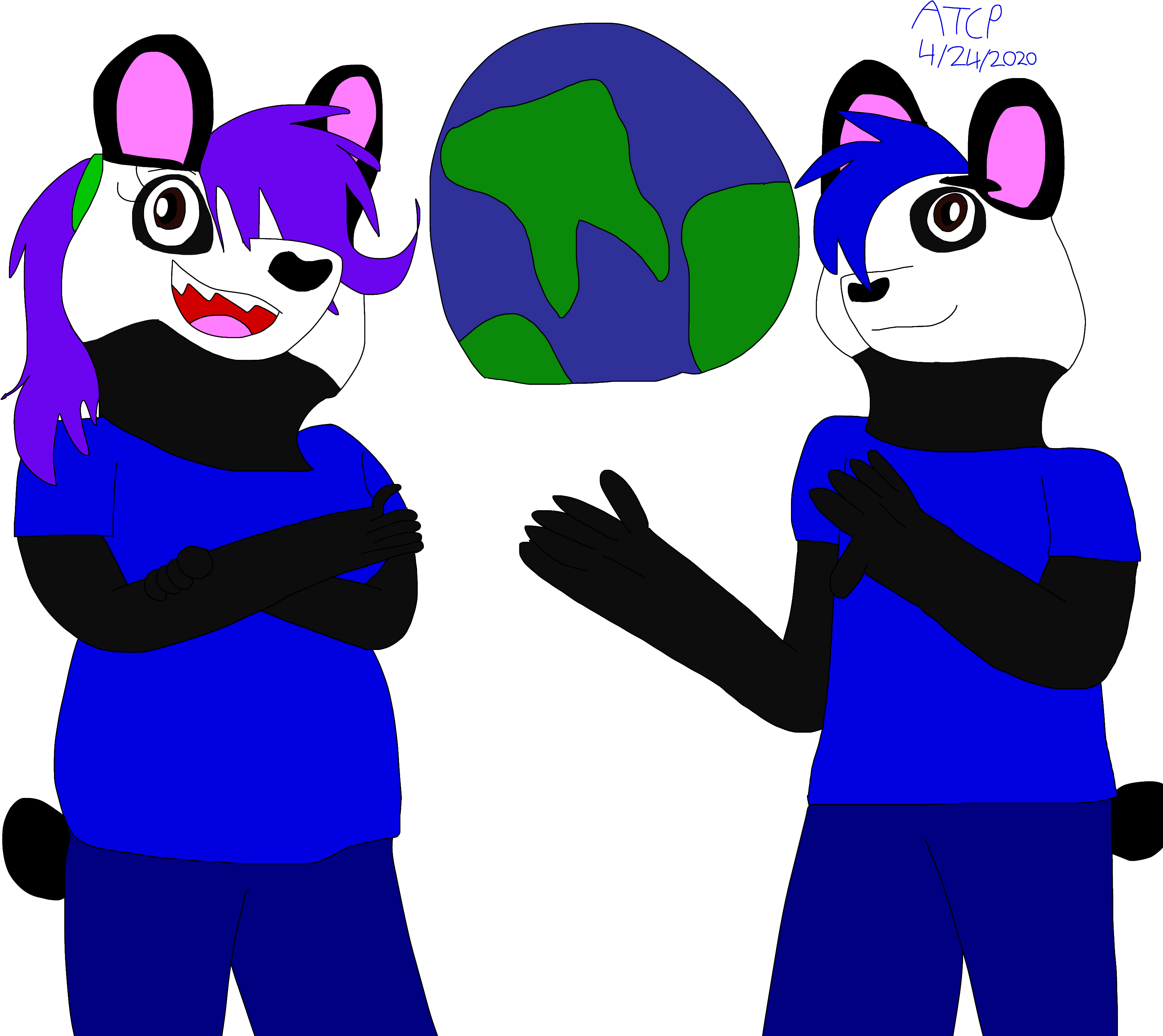 Earth Day - Cartoon Clipart (3321x2933), Png Download