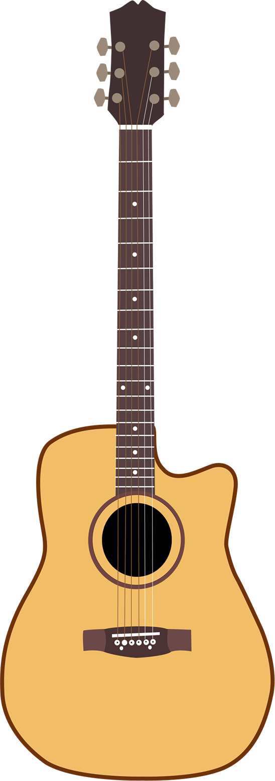 Saxophone Clipart Rondalla - Guitarra Jose Torres - Png Download (548x1555), Png Download