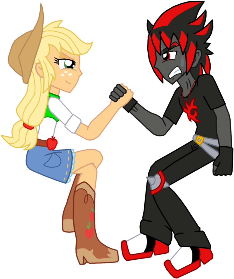 Clip Art Black And White Library Arm Wrestle Clipart - My Little Pony Equestria Girls Sunset Shimmer Anime - Png Download (751x897), Png Download
