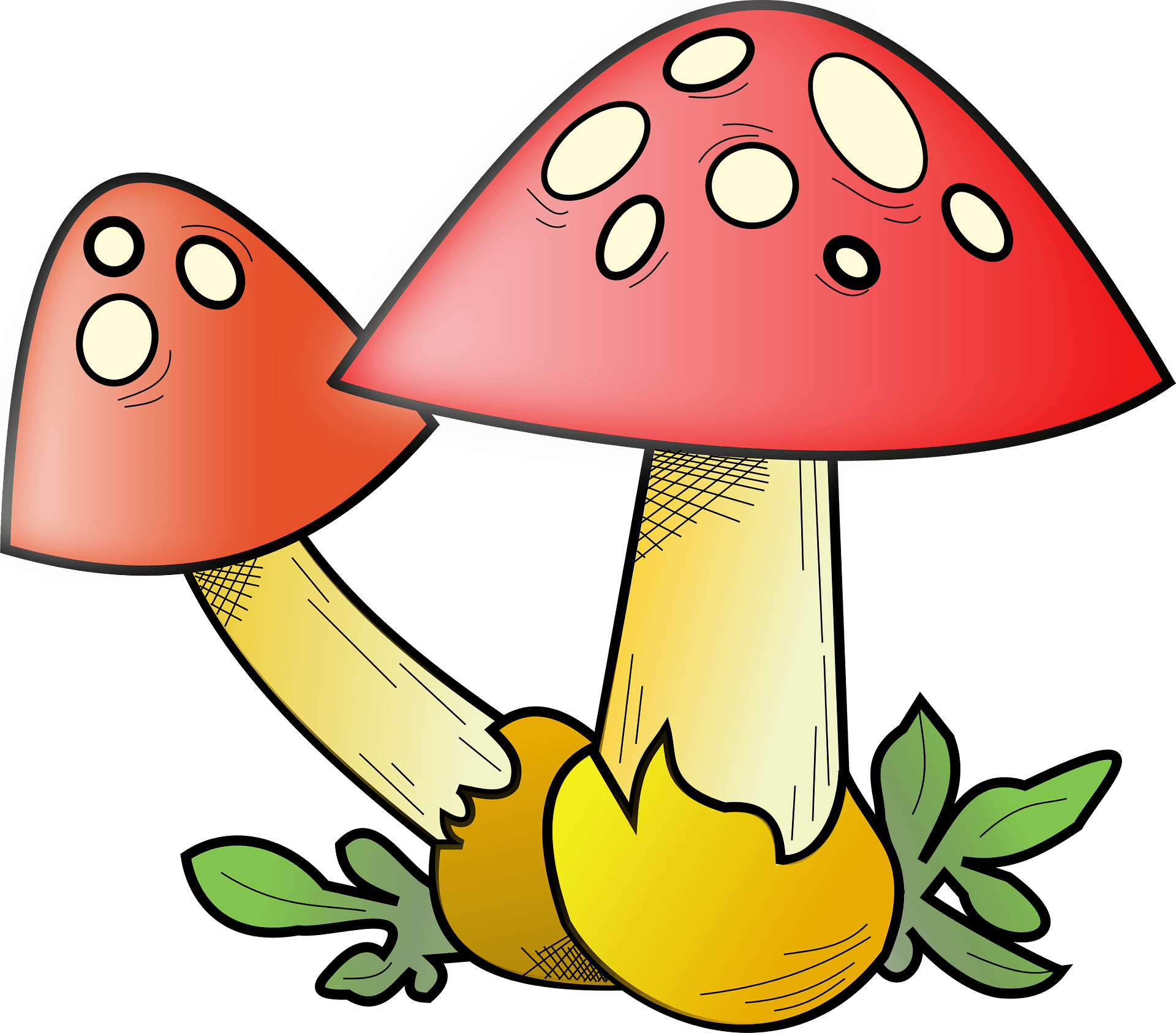 Мухомор рисунок пнг