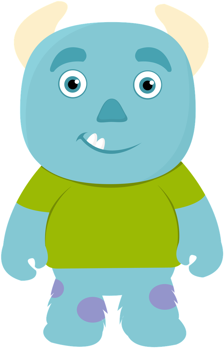 Homework Clipart Monster - Monstros Sa Png Cute Transparent Png (900x1239), Png Download