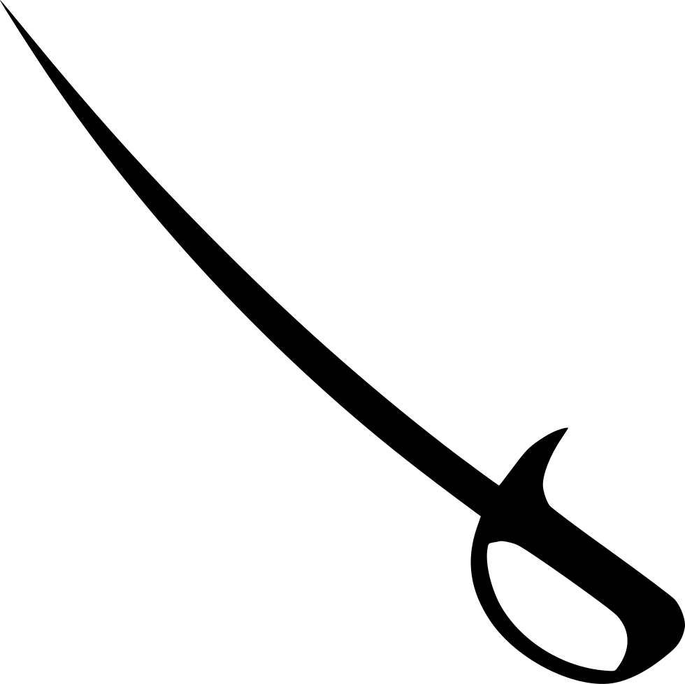Sword Clipart Png - Saber Art Clip Png Transparent Png (980x978), Png Download