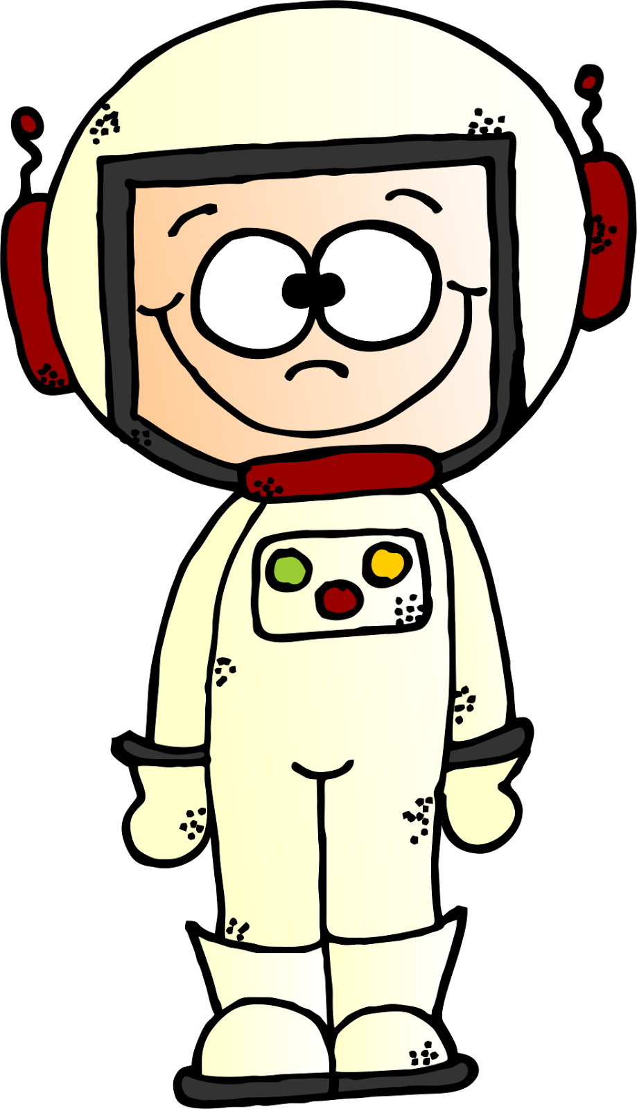 Cute Astronaut Clipart - Png Download (919x1600), Png Download