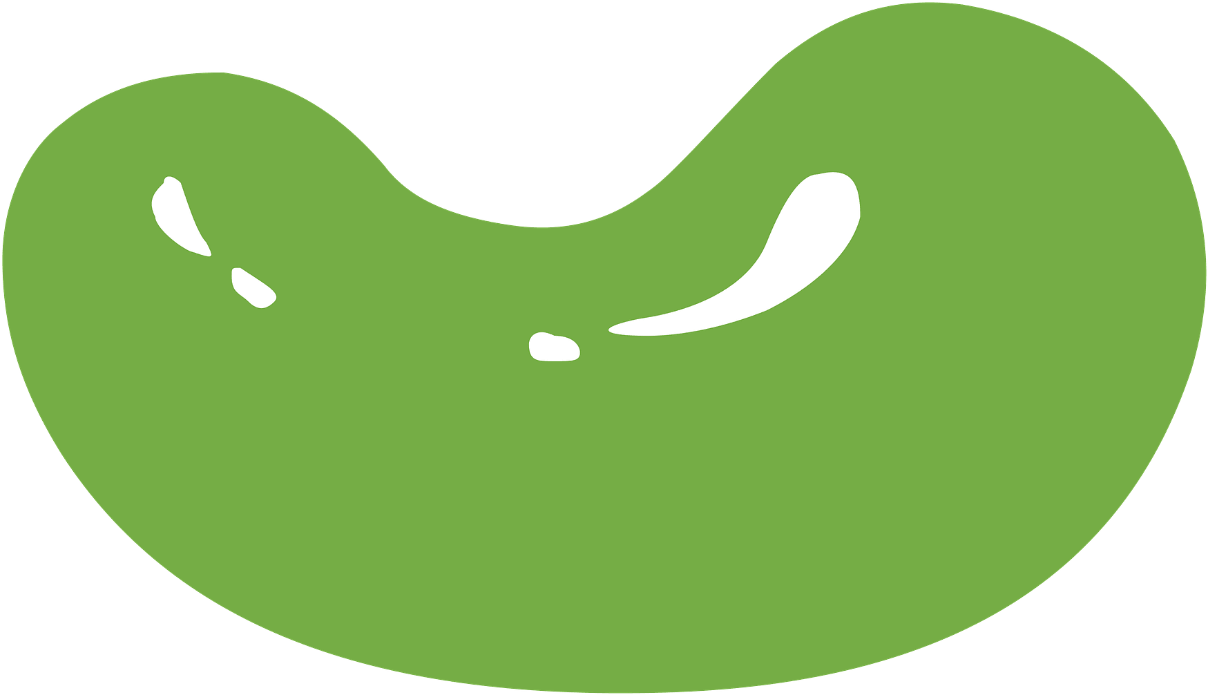 Food Bean Plain Clipart - Green Bean Clip Art - Png Download (800x463), Png Download