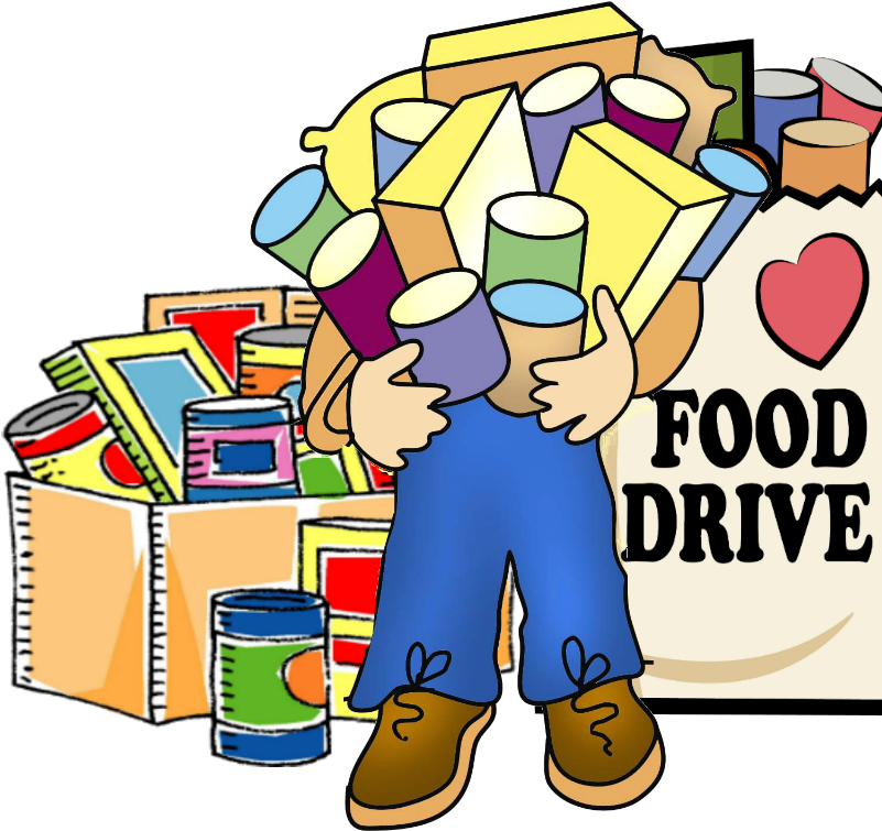 Food And Clothes Drive Clipart (800x800), Png Download