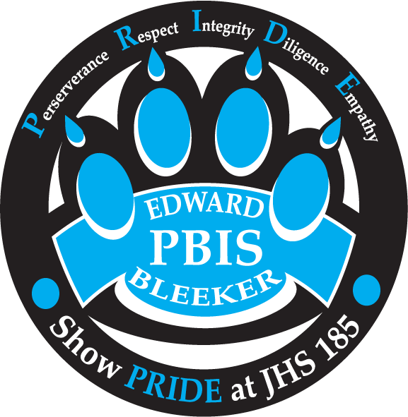 Bleeker Jhs 185 Logo Clipart (577x591), Png Download