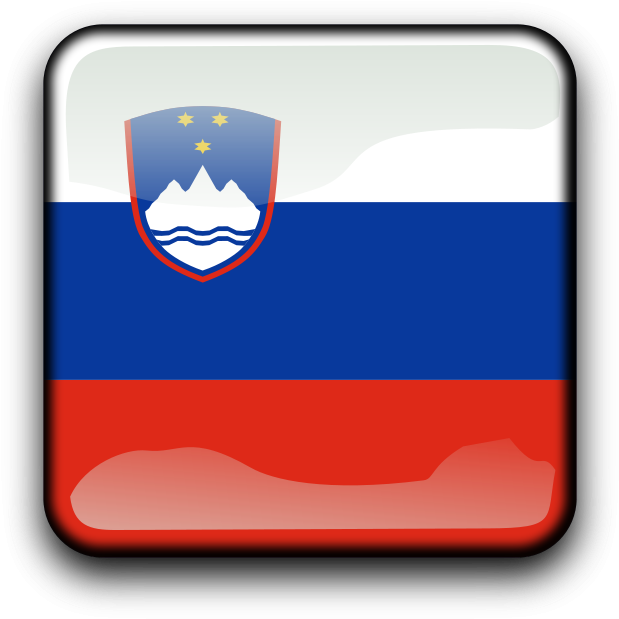 Cannabis Leafs Clip Art Download - Slovenia Flag - Png Download (800x800), Png Download