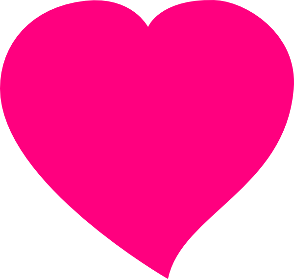 Free Icons Png Pink Heart Png Transparent - Heart Clip Art Pink (600x570), Png Download