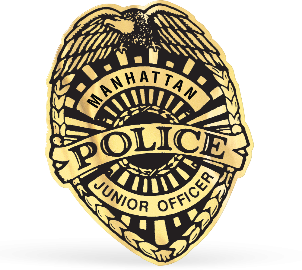 Police Officer Badge Sticker Clipart (1000x1000), Png Download