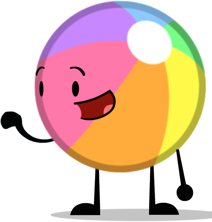 Transparent Idle Clipart - Through The Woods Beach Ball - Png Download (707x740), Png Download