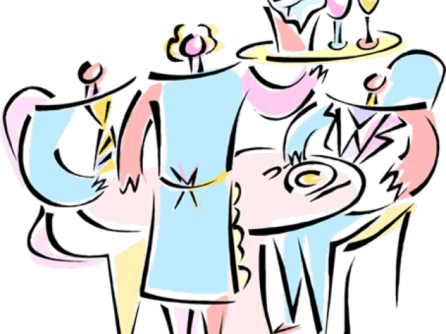 Restaurant Clipart Restaurant Scene - Cartoon - Png Download (640x480), Png Download