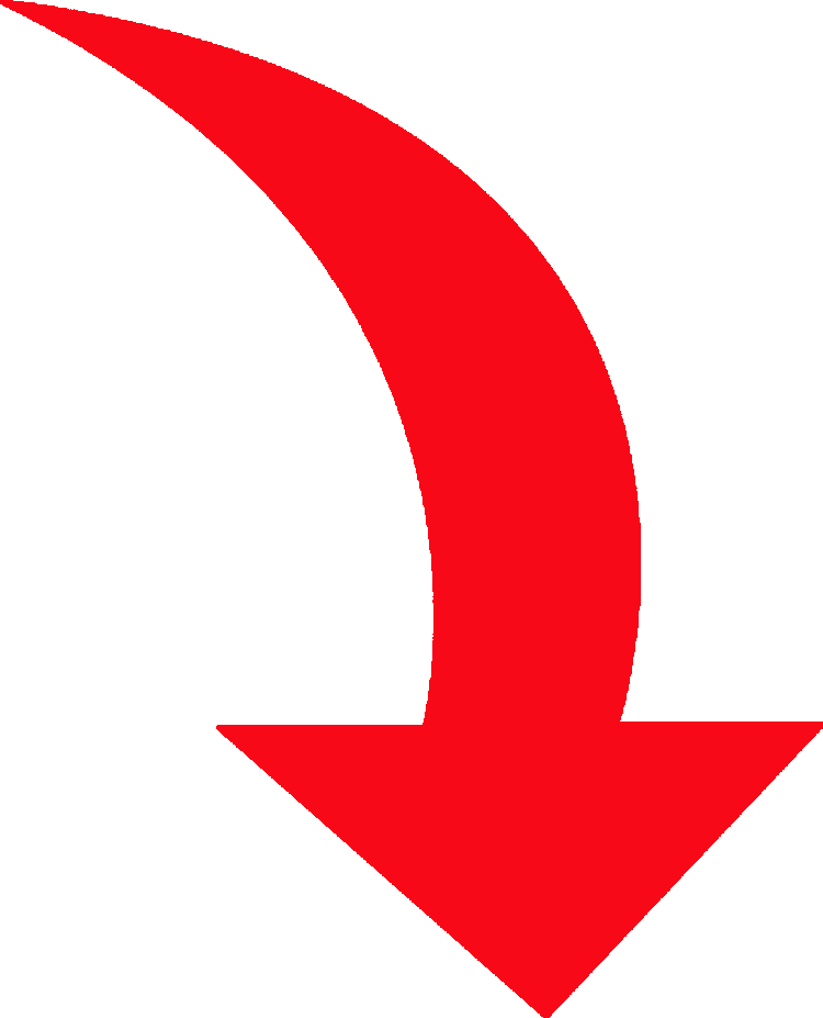 Services - Curved Red Arrow Png Clipart (750x927), Png Download