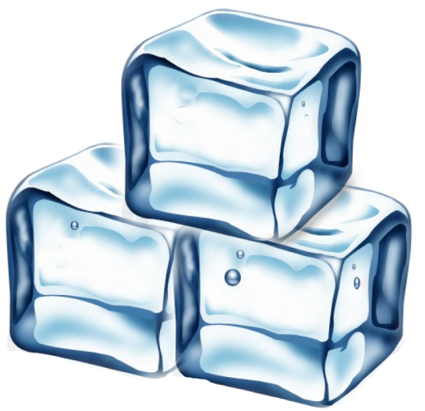 Nice Clip Art - Transparent Png Ice Cube Clipart (600x589), Png Download