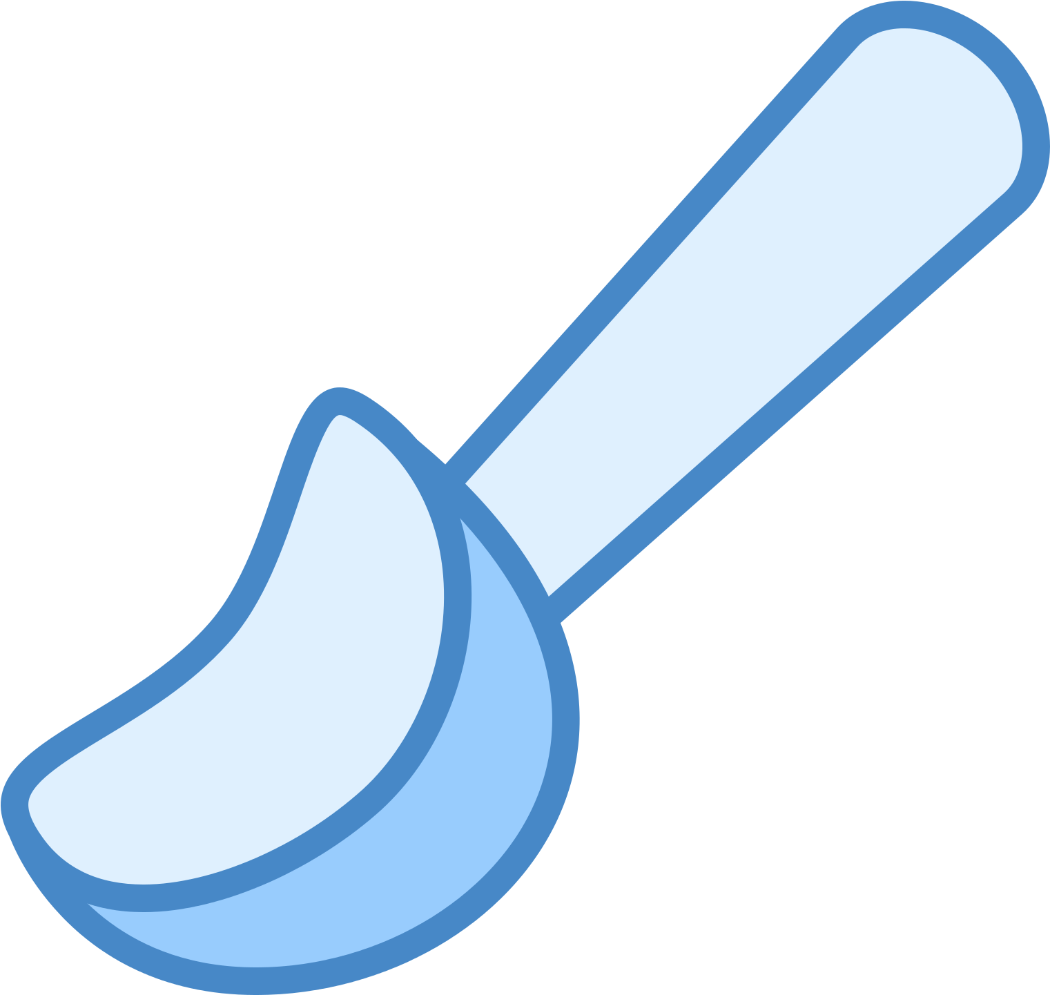 Ice Cream Scoop Clipart - Ice Cream Scooper Clipart - Png Download (1521x1441), Png Download