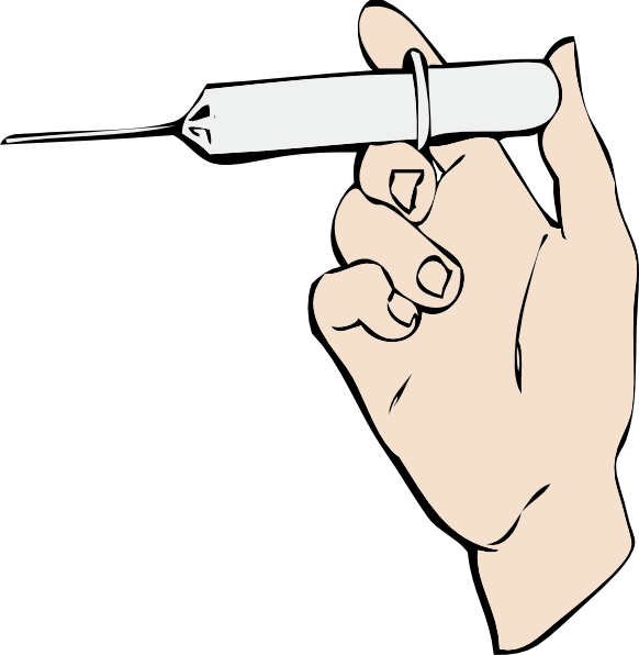 Syringe Clip Art - Png Download (582x596), Png Download