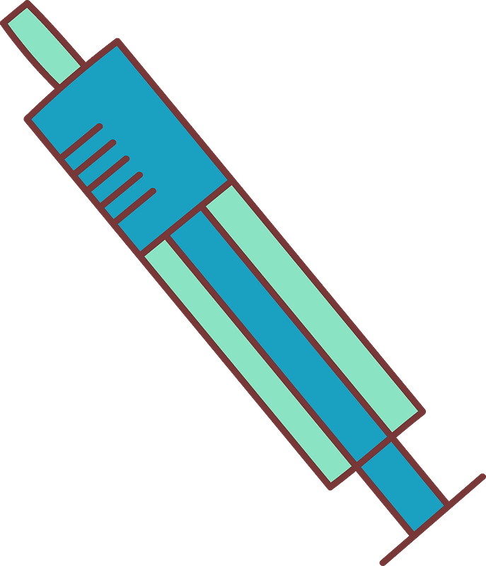 Syringe Clipart - Png Download (687x800), Png Download