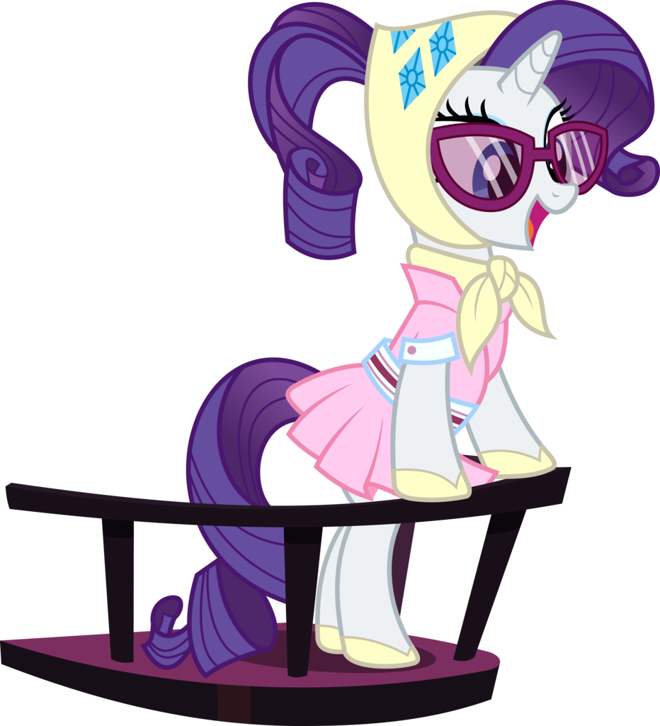 14 Hourglass Clipart Fancy Free Clip Art Stock Illustrations - My Little Pony Friendship Is Magic Rarity Dress Camp - Png Download (932x1024), Png Download