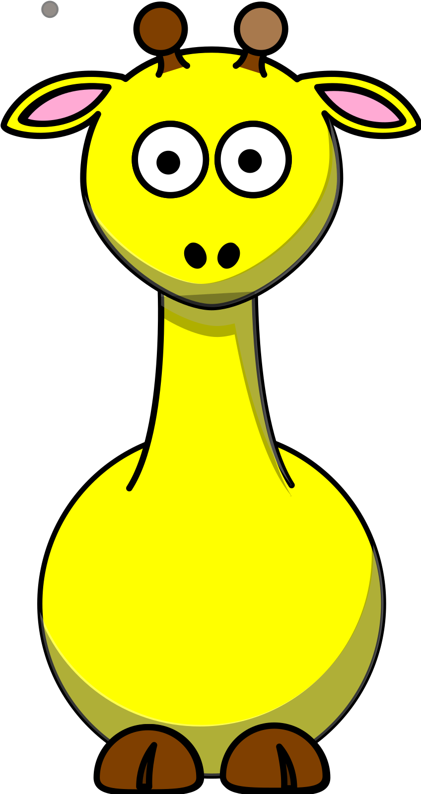 Cartoon Giraffe Clipart (1600x1600), Png Download