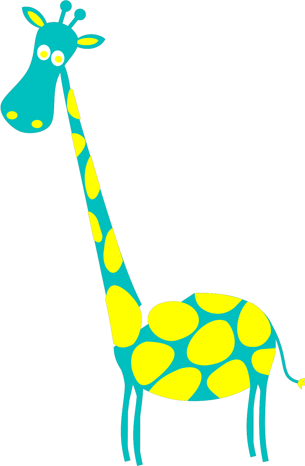 Giraffe Clipart (1600x1600), Png Download
