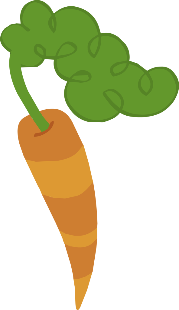 Carrot My Little Pony Clipart (592x1024), Png Download