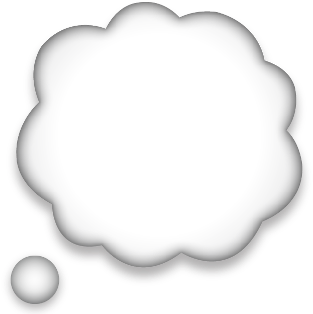 Clouds Clipart Thought Bubble, Clouds Thought Bubble - Thinking Bubble Emoji Png Transparent Png (640x640), Png Download