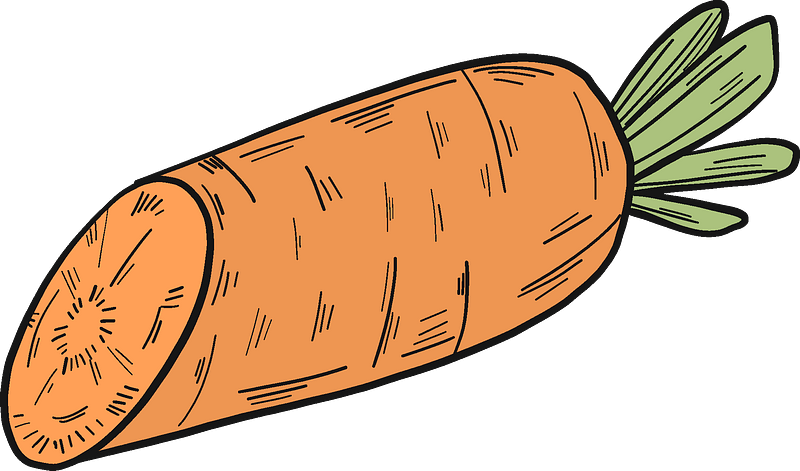 Carrot Clipart (800x471), Png Download