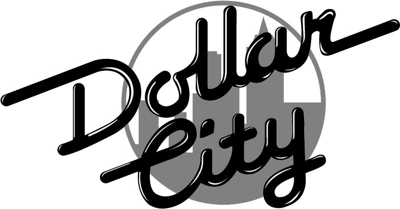 Dollar City Vector - Logo De Dollar City Clipart (801x419), Png Download