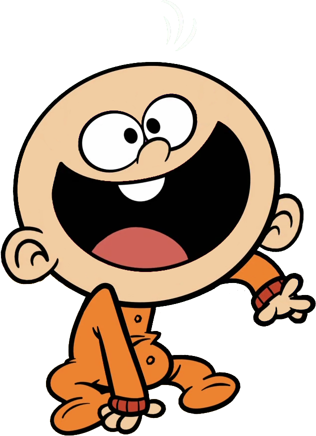 Turkey Lifting Weights Clipart Png Black And White - Loud House Baby Lincoln Transparent Png (750x875), Png Download