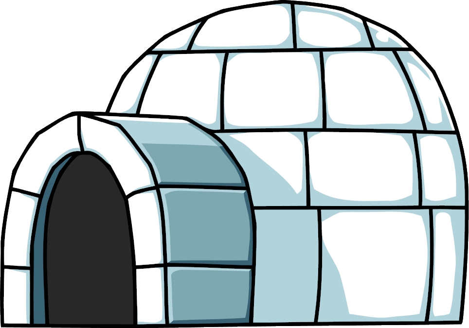 Igloo Clipart Transparent Background, Picture - Transparent Background Igloo Clipart - Png Download (964x675), Png Download