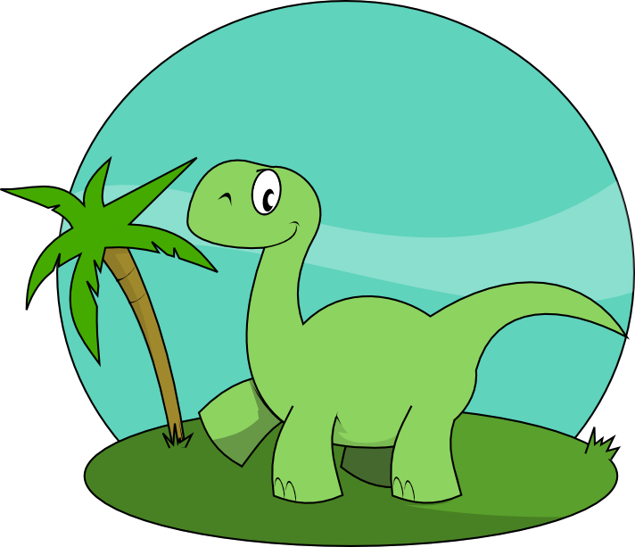 Cartoon Dinosaur Clipart - Dinosaur Clipart Kids - Png Download (712x613), Png Download