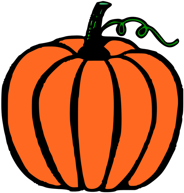 Animated Pumpkin Clipart (600x632), Png Download