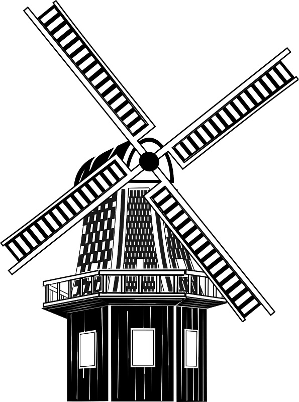 Windmill Clipart - Animal Farm Windmill Clipart - Png Download (595x800), Png Download