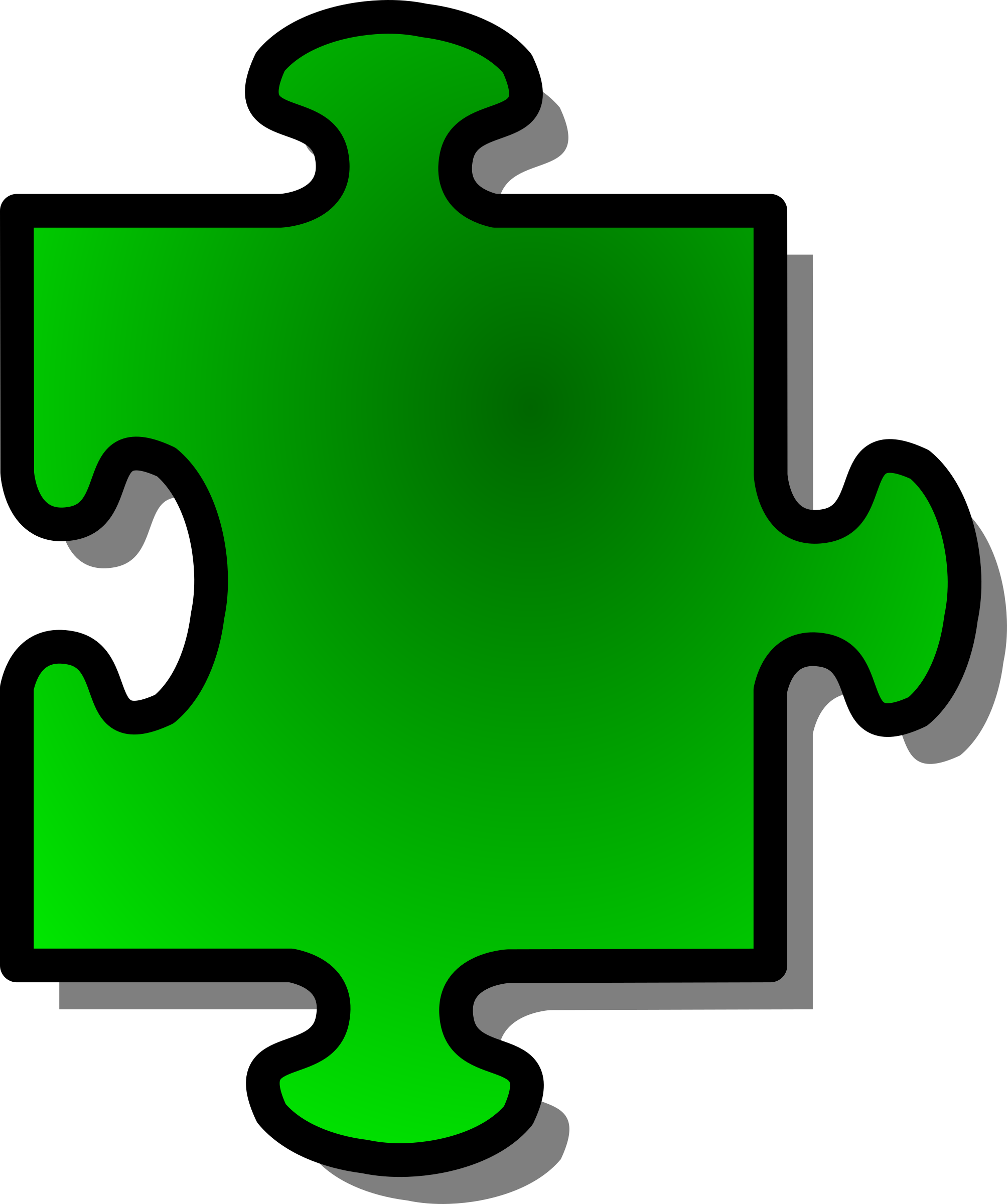 Thumb Image - Puzzle Pieces Clip Art - Png Download (2007x2400), Png Download