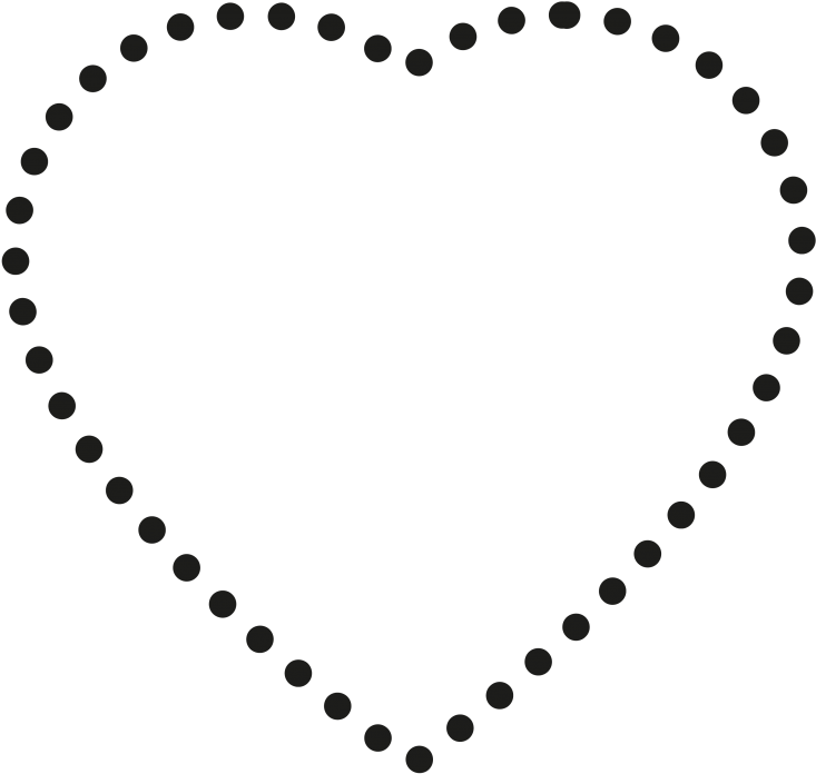 Clipart Border Diamond - Heart Shape To Cut - Png Download (733x696), Png Download