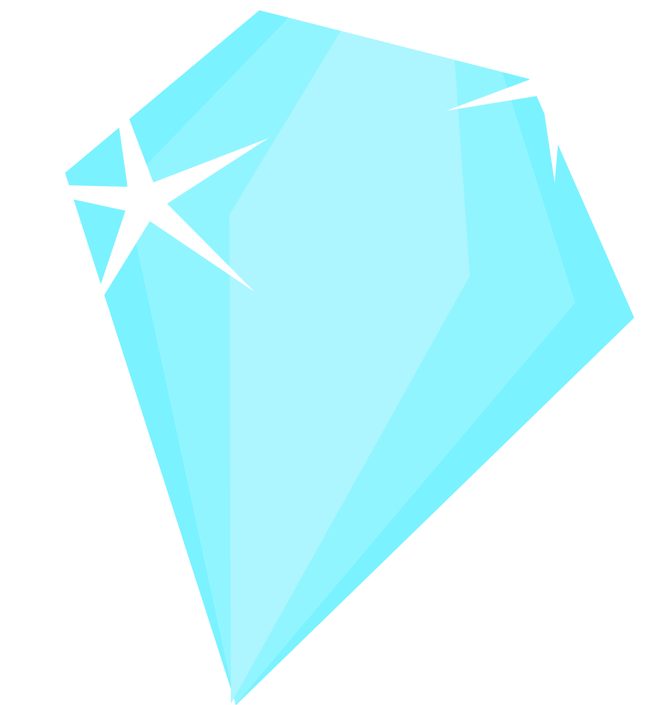 Light Blue Diamond Icons Png - Light Blue Diamond Shape Clipart (2246x2400), Png Download