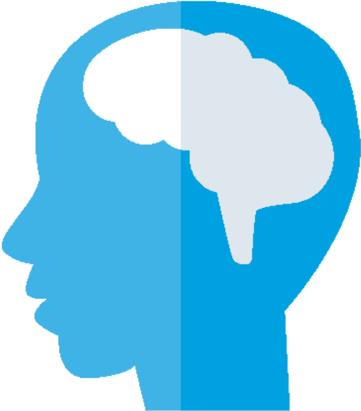 Transparent Health Clipart - Free Brain Silhouette Png (523x595), Png Download