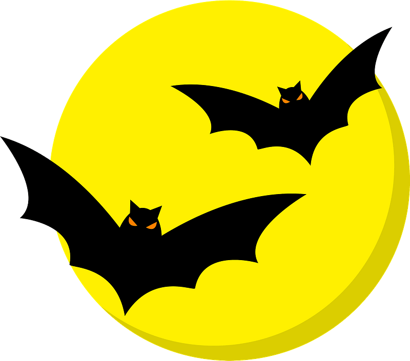 Download Bats Full Moon Clipart Bats Png Download (5245749
