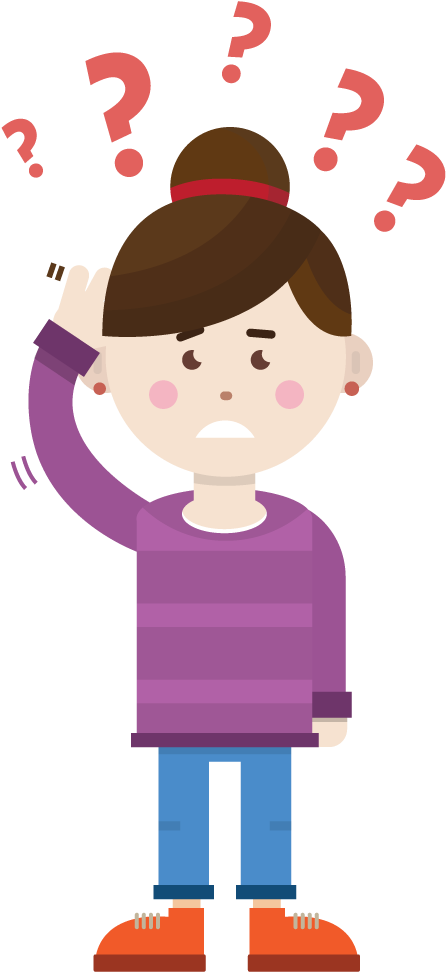 Outside Clipart Happy Life - Lack Of Self Confidence Clip Art - Png Download (482x1000), Png Download