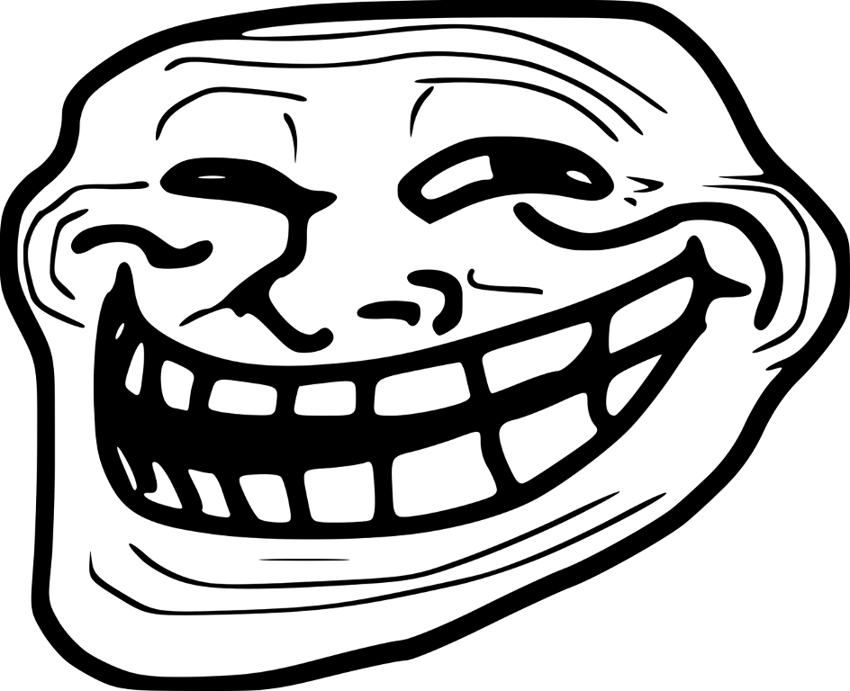 Troll Face Meme Png - Troll Face Clipart (800x651), Png Download