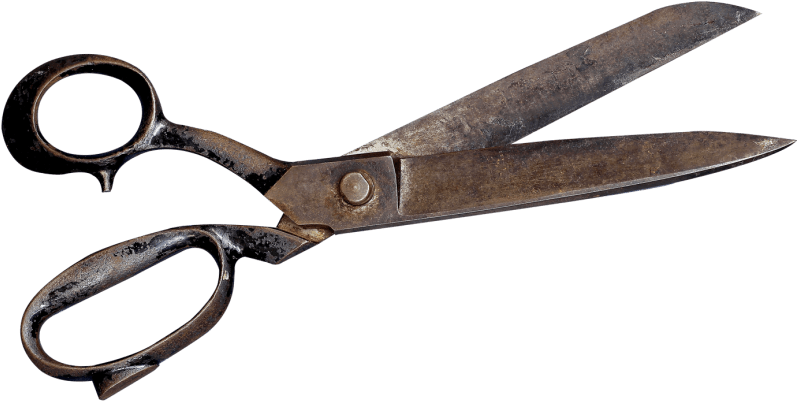 Tailor Scissors Png - Portable Network Graphics Clipart (850x461), Png Download