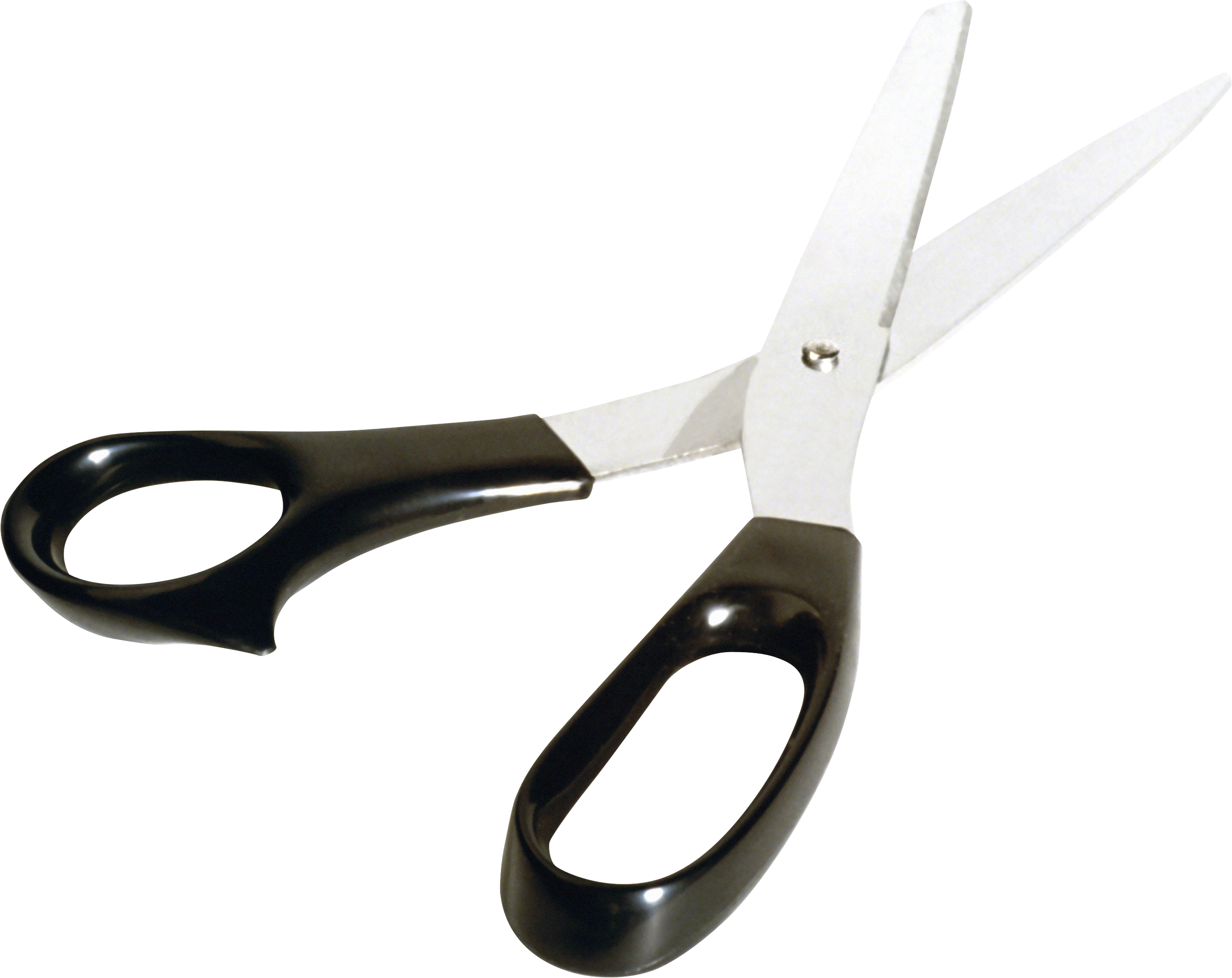 Download And Use Scissors Png In High Resolution - Black Scissors Transparent Background Clipart (2619x2080), Png Download
