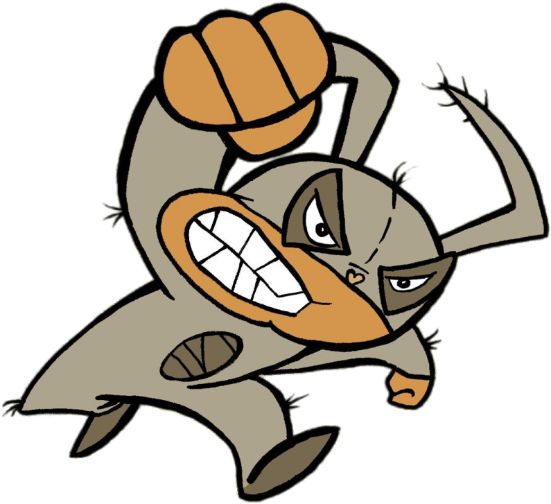 The Flea Punching - Mucha Lucha Clipart (1024x799), Png Download